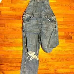 American Eagle Baggy Dad Overalls